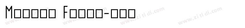 Mistis Fonts字体转换